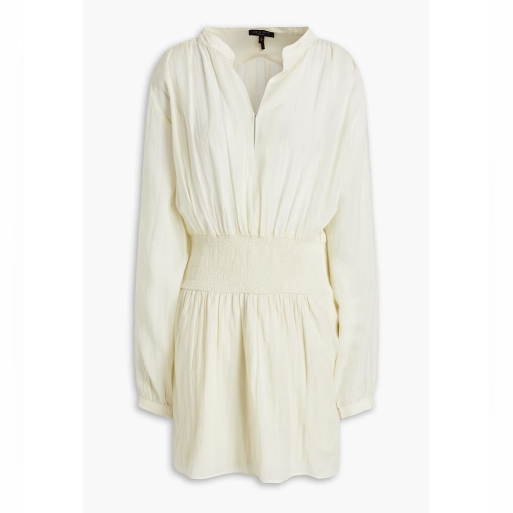 NWT RAG & BONE
Calista shirred gathered gauze mini dress XL
